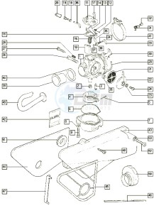 CLASSIC_25-45kmh_Y-K2 50 Y-K2 drawing Carburettor-intake silencer