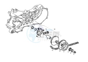 GP 1 EURO2 - 50 cc drawing DRIVING PULLEY