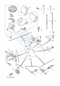 XSR700 MTM690-U (B9J3) drawing ELECTRICAL 2