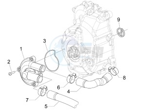 Carnaby 250 4t ie e3 drawing Cooler pump