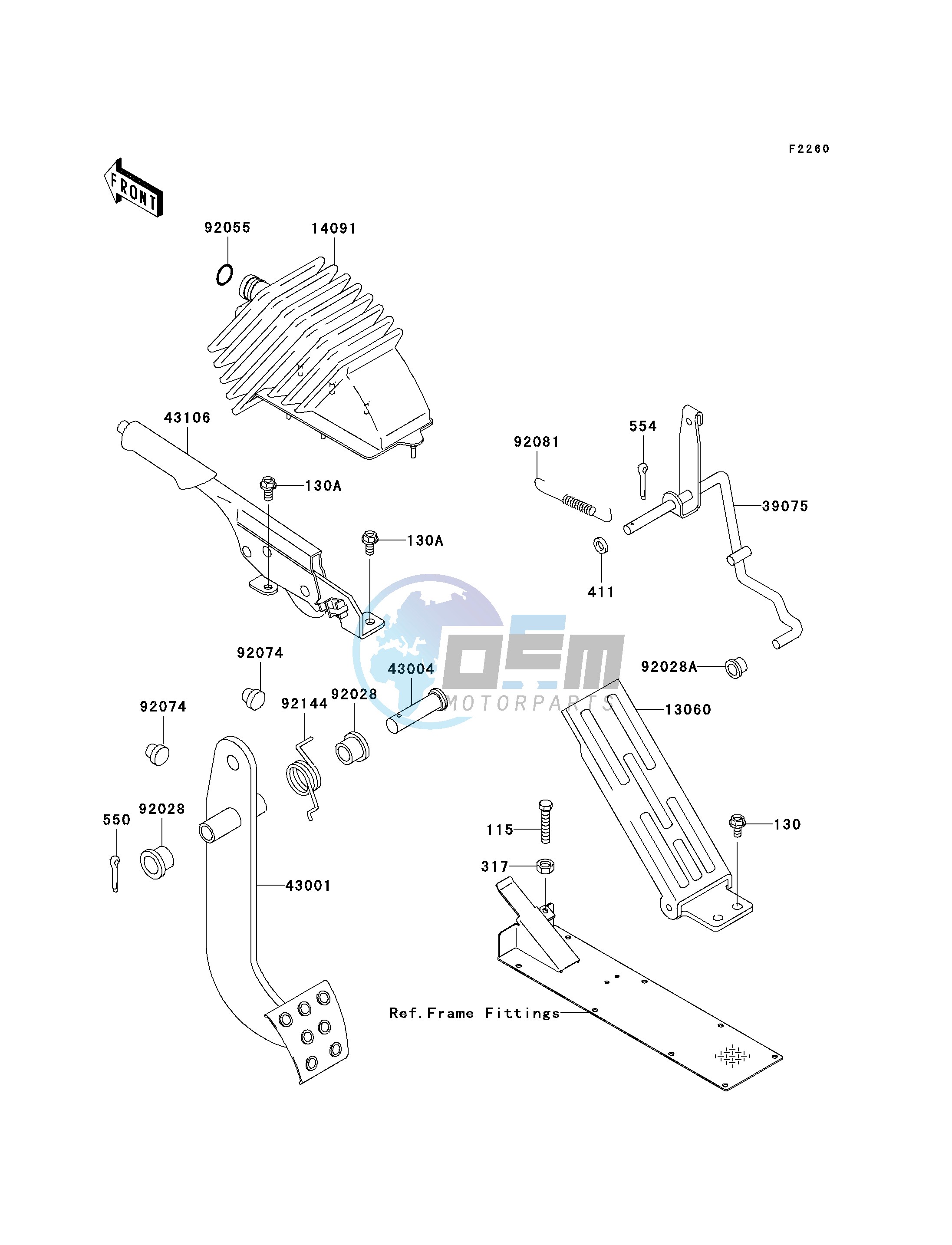 BRAKE PEDAL_THROTTLE LEVER