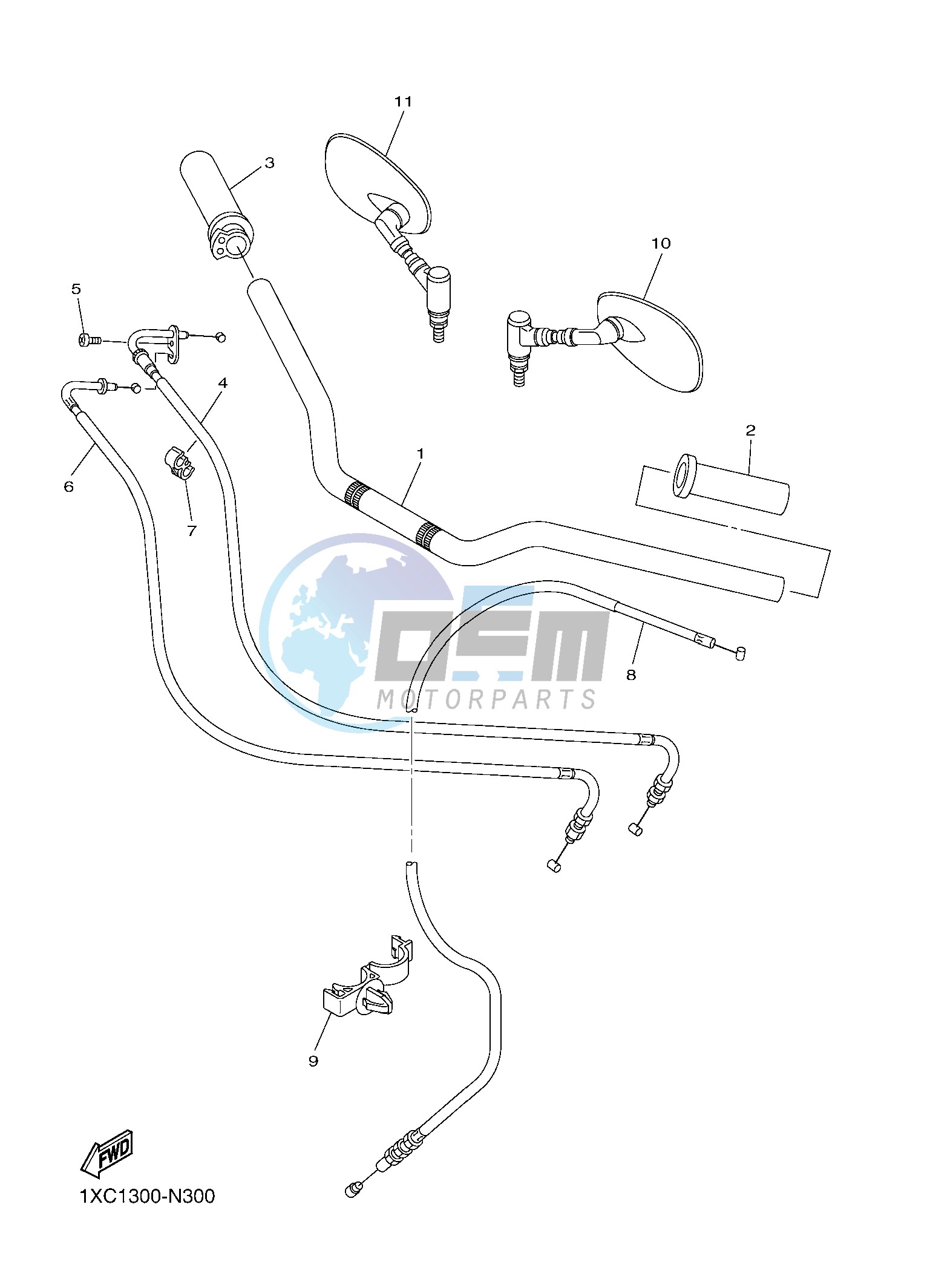 STEERING HANDLE & CABLE