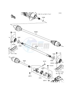 MULE PRO-DXT KAF1000BGF EU drawing Drive Shaft-Propeller