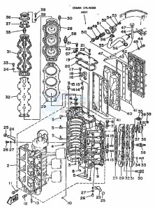 200B drawing CYLINDER--CRANKCASE