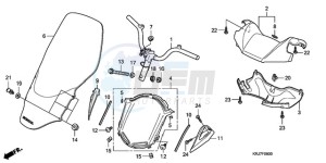 FES1259 UK - (E / MKH) drawing HANDLE PIPE/HANDLE COVER