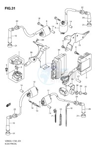 VZ800 (E2) MARAUDER drawing ELECTRICAL (VZ800UEL1 E19)