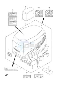 DF 30 drawing Engine Cover