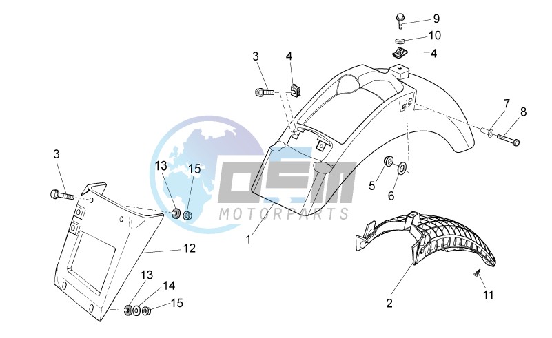 Rear body I- Mudguard