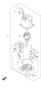 DF 250AP drawing PTT Motor