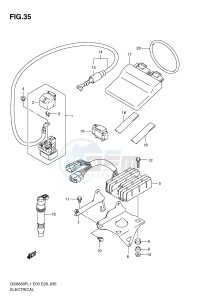 GSX650F (E3-E28) Katana drawing ELECTRICAL (GSX650FL1 E28)