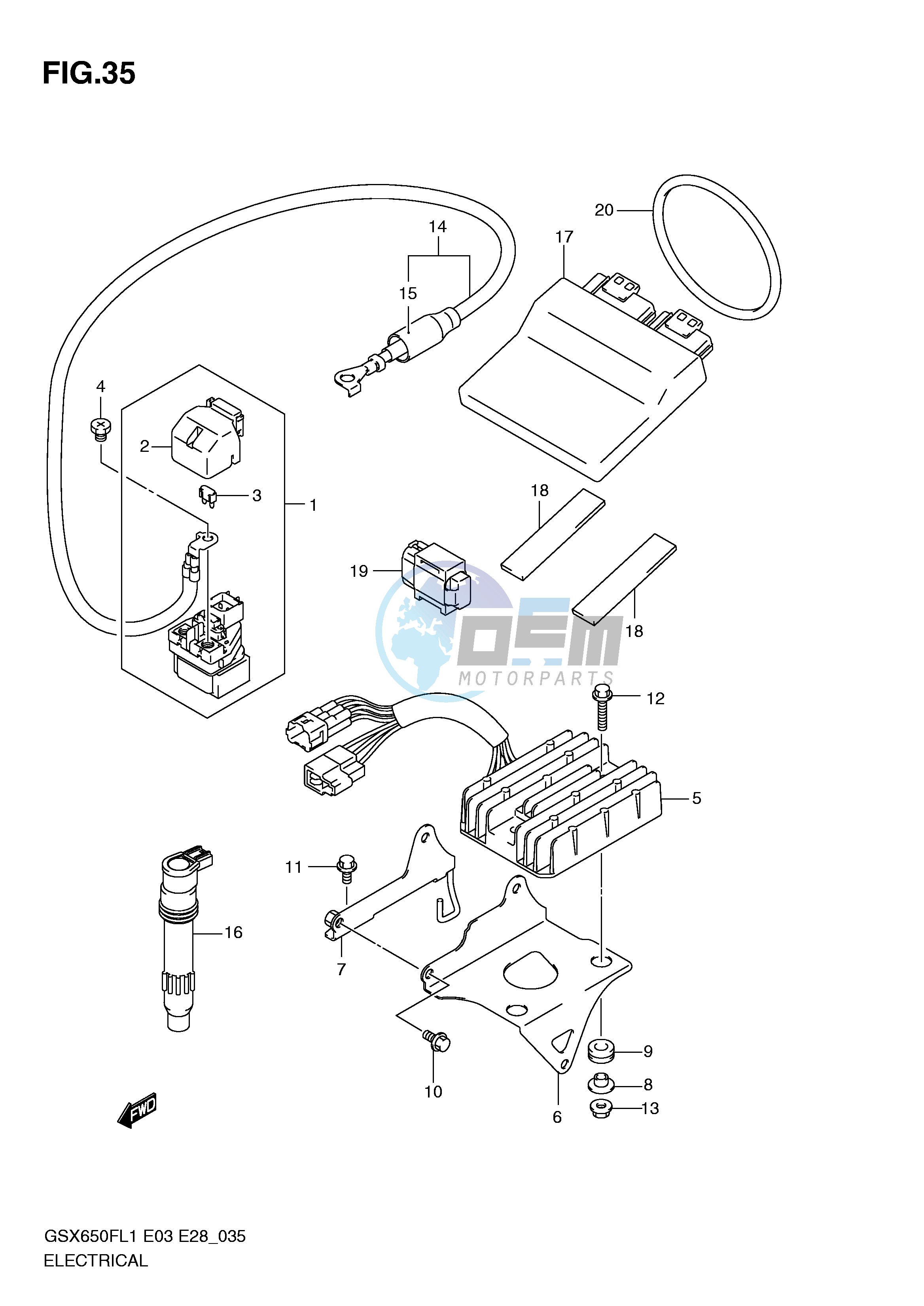 ELECTRICAL (GSX650FL1 E28)