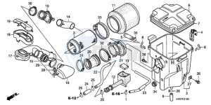 TRX500FEA Australia - (U / EC) drawing AIR CLEANER