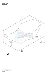 LT-Z400 (E19) drawing SEAT (LT-Z400L2 E19)