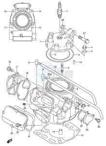 RM250 (E3-E28) drawing CYLINDER (MODEL K3 K4 K5 K6)