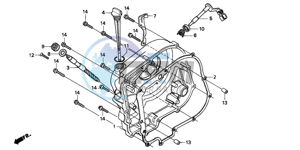 RIGHT CRANKCASE COVER