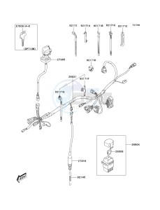 KSF 400 A [KFX400) (A1-A3) [KFX400) drawing IGNITION SWITCH-- A3- -