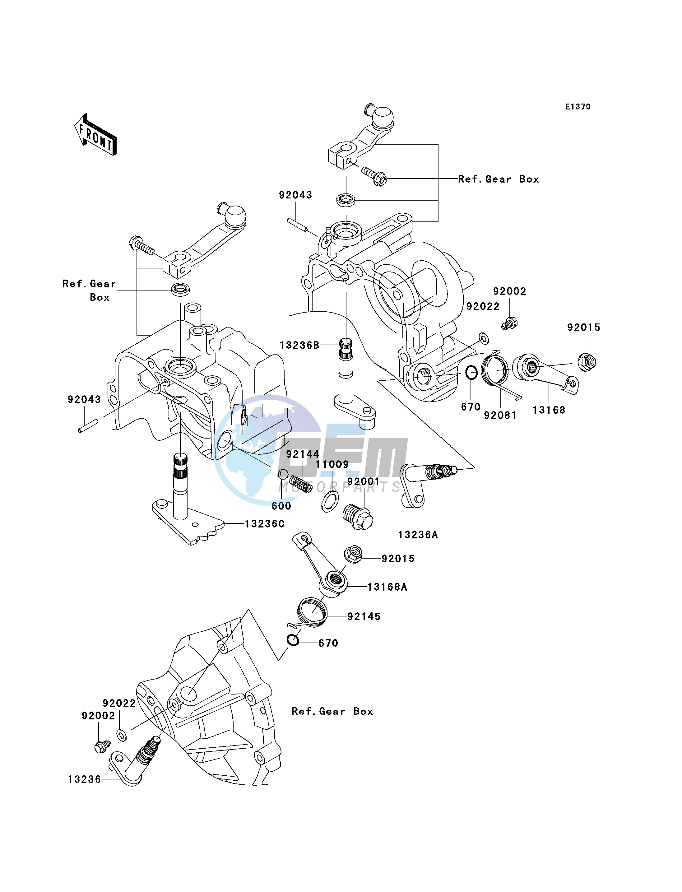 GEAR CHANGE MECHANISM