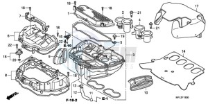 CBR1000RAA F / ABS CMF drawing AIR CLEANER