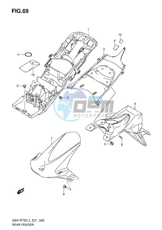 REAR FENDER L3