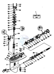 55B drawing LOWER-CASING-x-DRIVE-1