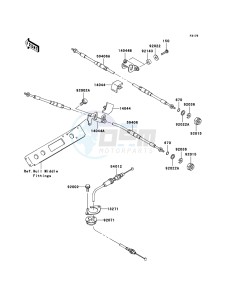 JET SKI STX-12F JT1200D7F FR drawing Cables