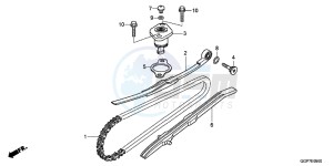 NSC50MPDE NSC50MPDE UK - (E) drawing CAM CHAIN/TENSIONER