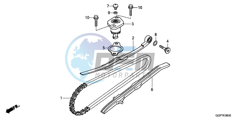 CAM CHAIN/TENSIONER