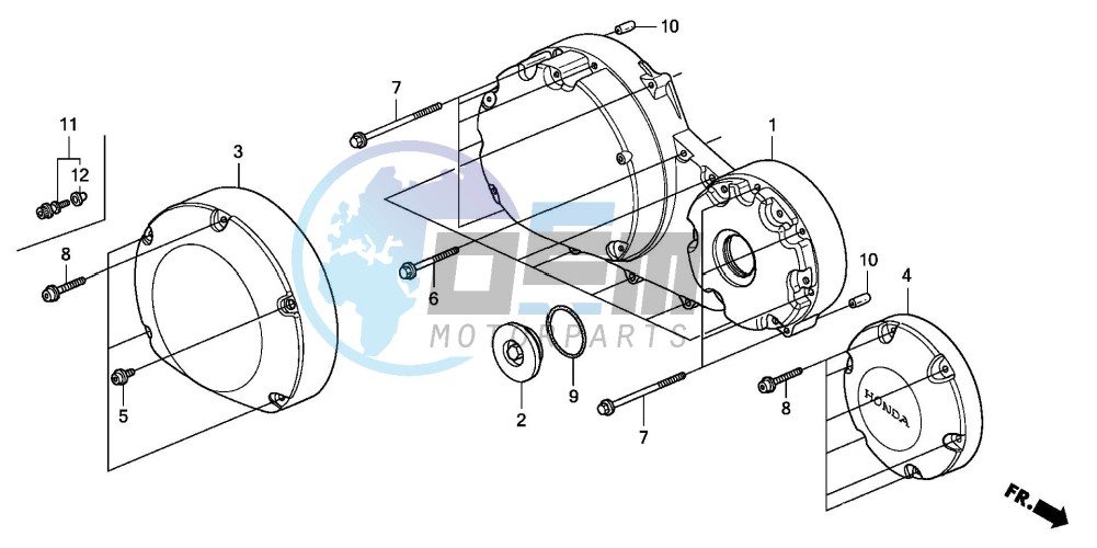 RIGHT CRANKCASE COVER