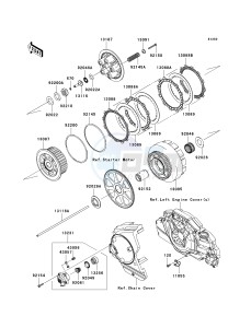 VN 1700 E [VULCAN 1700 CLASSIC] (9G-9FA) E9FA drawing CLUTCH