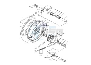 YZF R1 1000 drawing REAR WHEEL