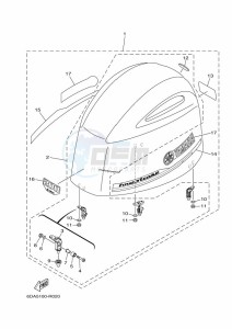 F200FETX drawing FAIRING-UPPER