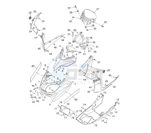 YP R X-MAX 250 drawing WINDSHIELD 1YS9