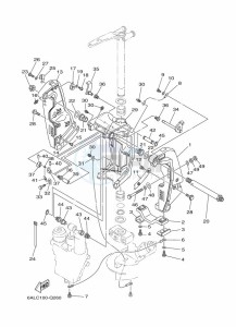 FL200BETX drawing FRONT-FAIRING-BRACKET