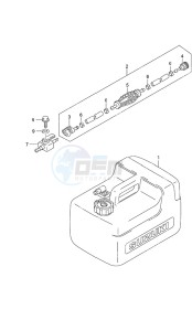 DF 9.9B drawing Fuel Tank