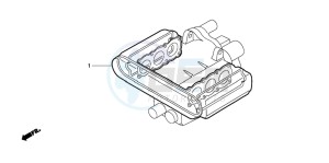 GL1500A GOLDWING ASPENCADE drawing GASKET KIT A