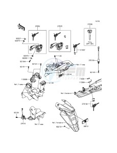 Z800 ABS ZR800DGFA UF (UK FA) XX (EU ME A(FRICA) drawing Ignition Switch