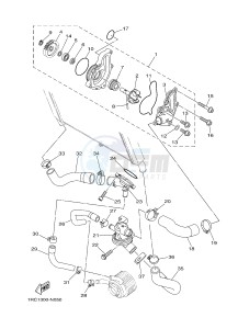 MT09TRA MT-09TRA TRACER 900 (2SC1 2SC2) drawing WATER PUMP