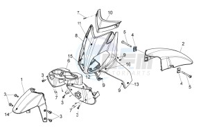 Sport City One 50 4t 4v USA-Canada USA CANADA drawing Front body I