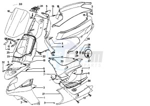 SPEEDAKE - 50 cc drawing SIDE COVER