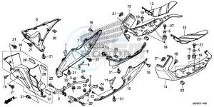 NC700DC Integra E drawing UNDER COWL