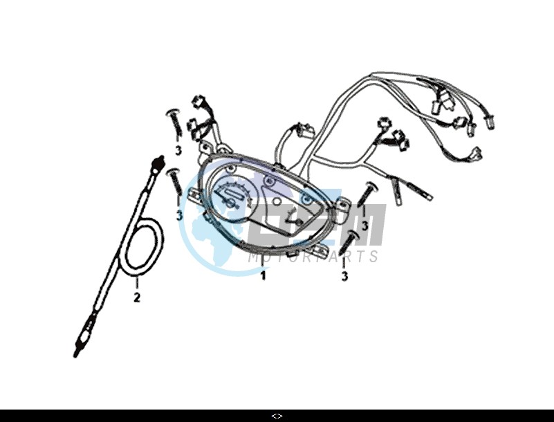 SPEED METER / MASK 50 (XE05W1-IT) (L7-L9)