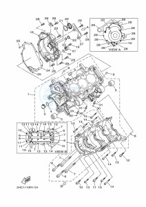 YXZ1000E YXZ1000R (B5J7) drawing CRANKCASE