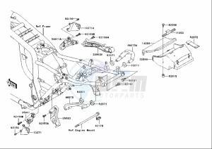 ZRX S 1200 (EU) drawing ELECTRO BRACKET