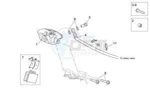 Scarabeo 250 Light e3 drawing Rear master brake cylinder