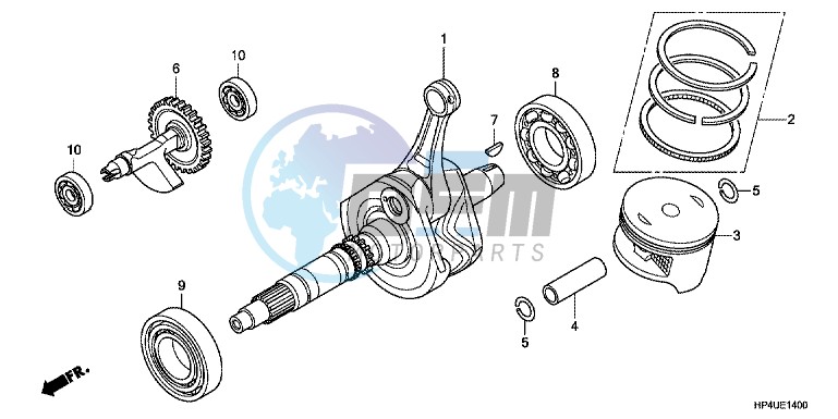 CRANK SHAFT/PISTON