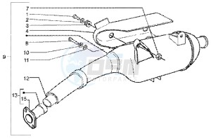 X9 180 Amalfi drawing Silencer