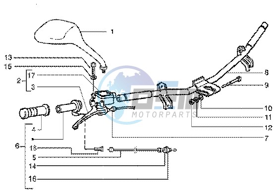 Handlebars component parts