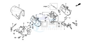 NSS250EX FORZA EX drawing ACTUATOR