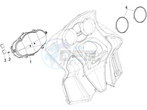 GP 800 Centenario drawing Meter combination - Cruscotto