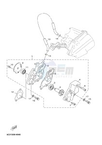 YN50 YN50F NEO'S 4 (2ACM 2ACM 2ACM 2ACM) drawing WATER PUMP